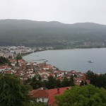 Ohrid Kalesi'nden şehir manzarası